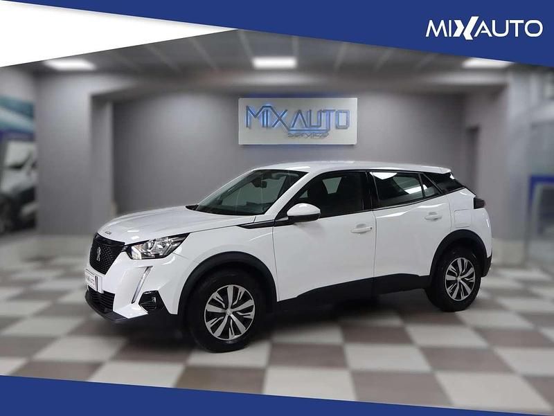 Bianco Usata 2021 Peugeot 2008 Active SUV | 15.500 € (Ottimo prezzo) - Immagine 1/4
