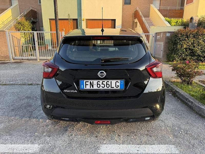Usata Nissan Micra Acenta 71 CV (52 kW) 2018 Nero Utilitaria