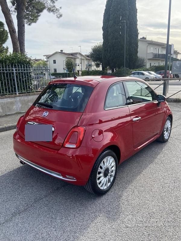Usata Fiat 500 Pop 69 CV (50 kW) 2018 Rosso Utilitaria