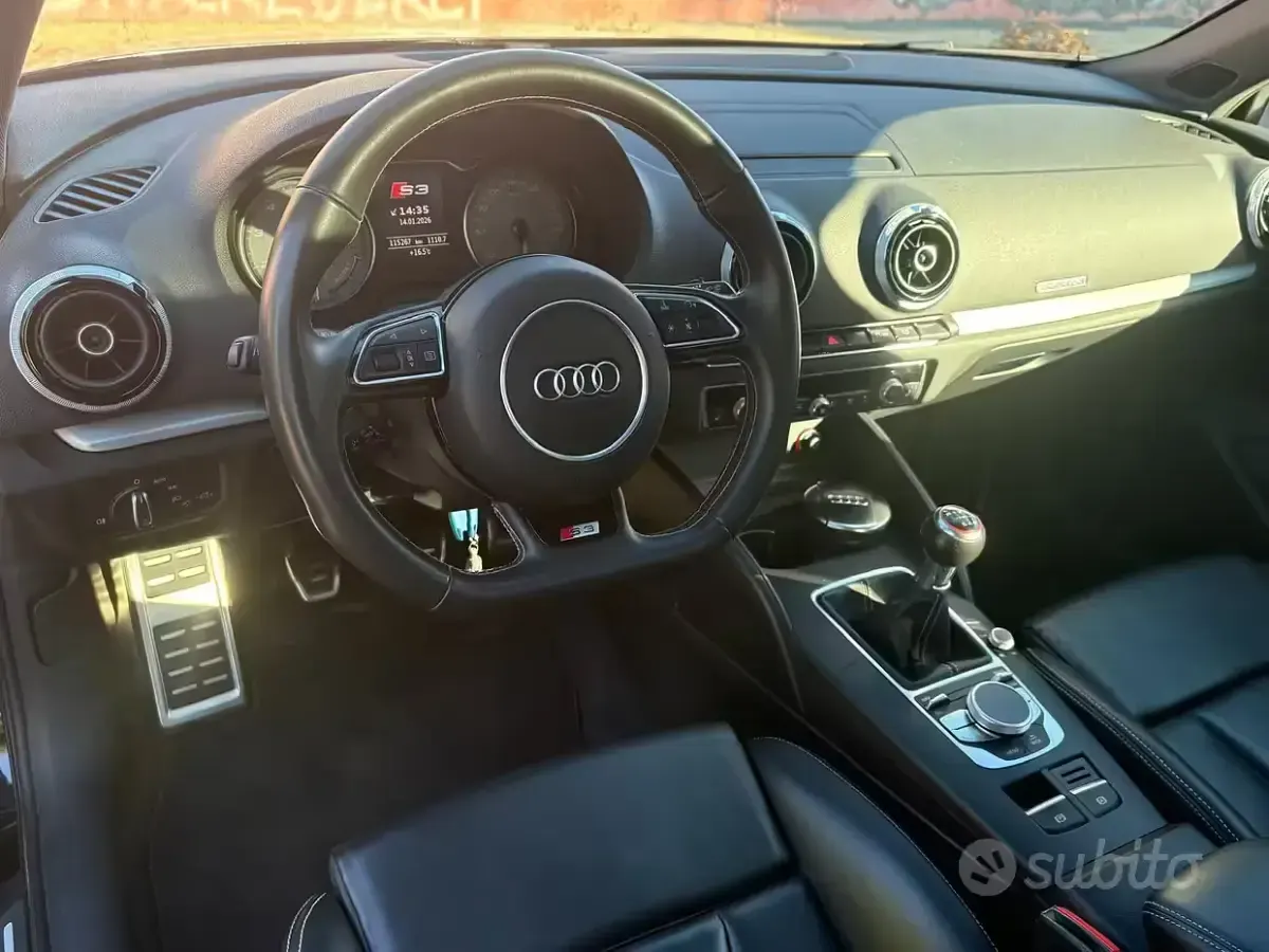 Usata Audi S3 300 CV (220 kW) 2013 Nero Berlina