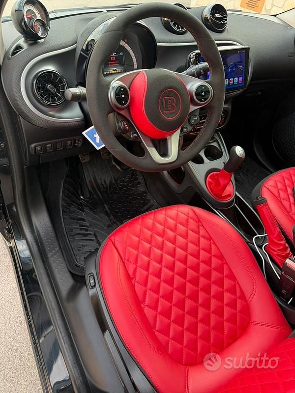 Usata Smart ForFour Brabus 2017 Nero Utilitaria