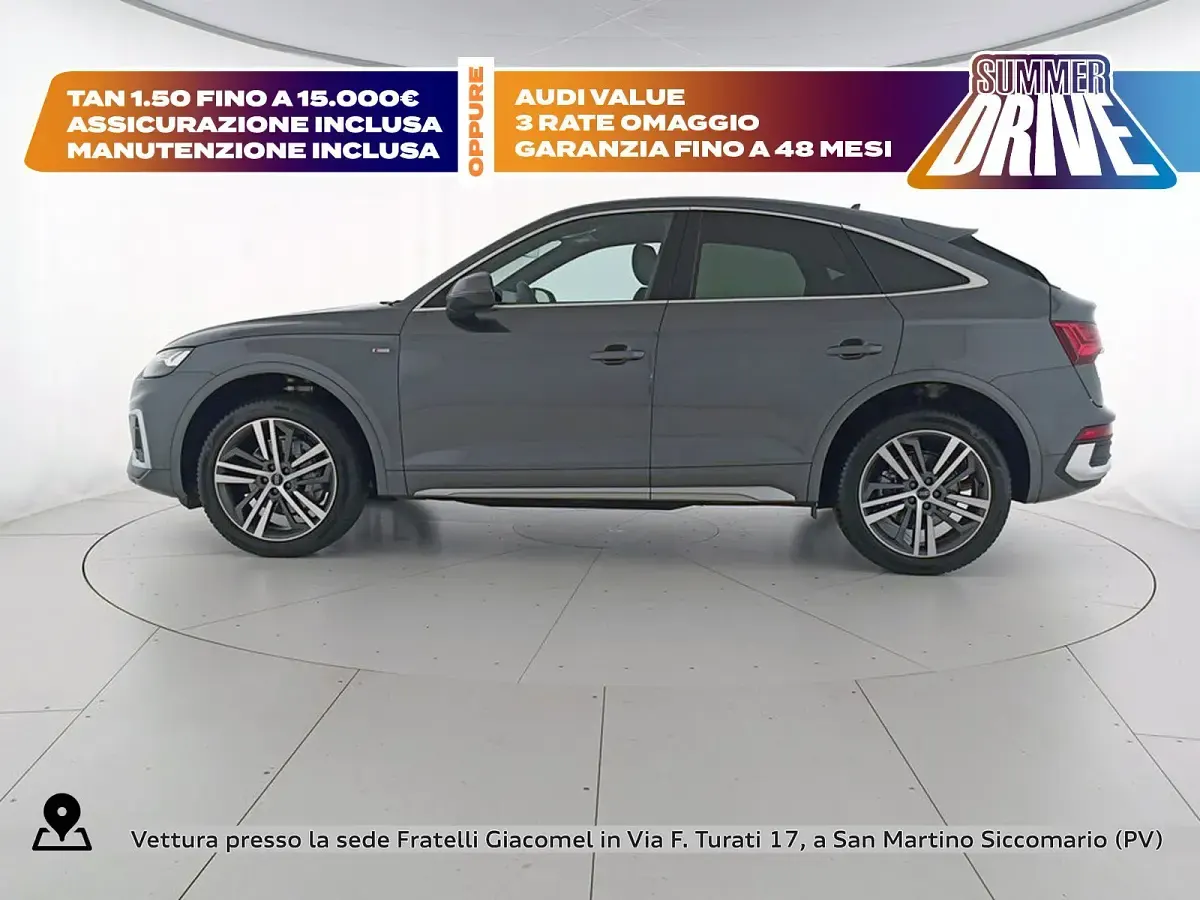 Usata Audi Q5 Sportback S-line plus 204 CV (150 kW) 2025 Grigio daytona perlato SUV