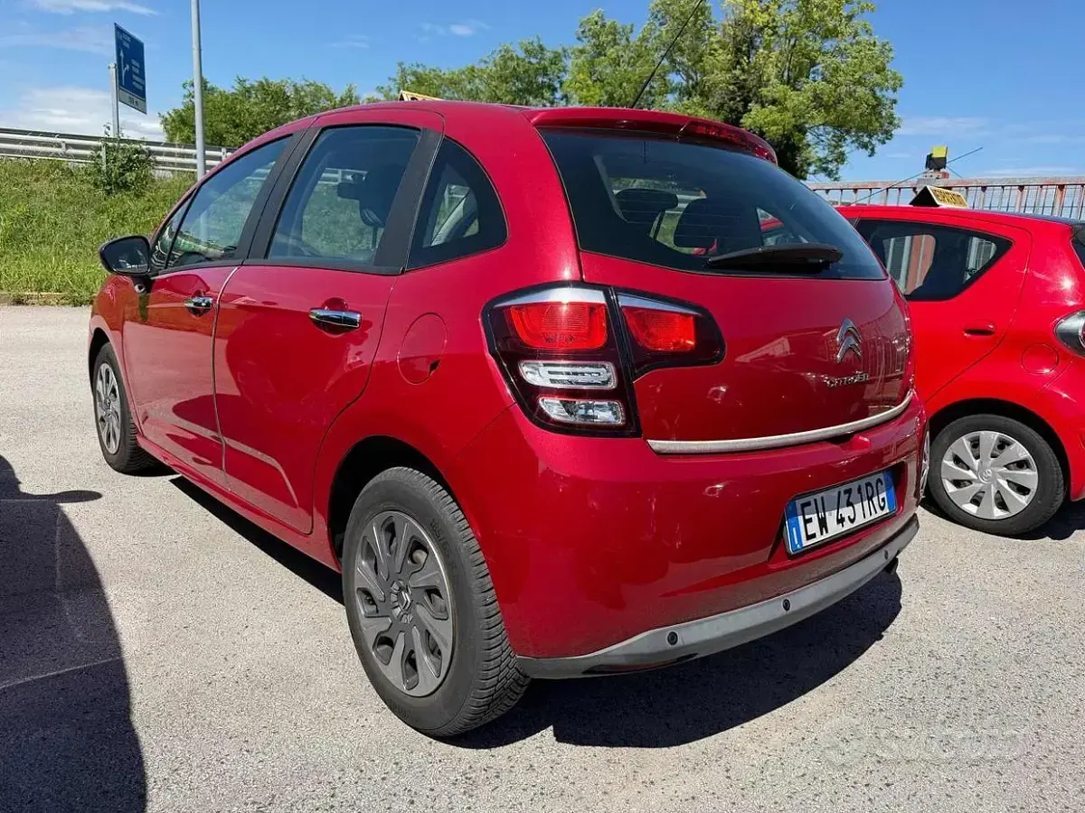 Usata Citroën C3 PureTech 68 CV (50 kW) 2014 Rosso Berlina