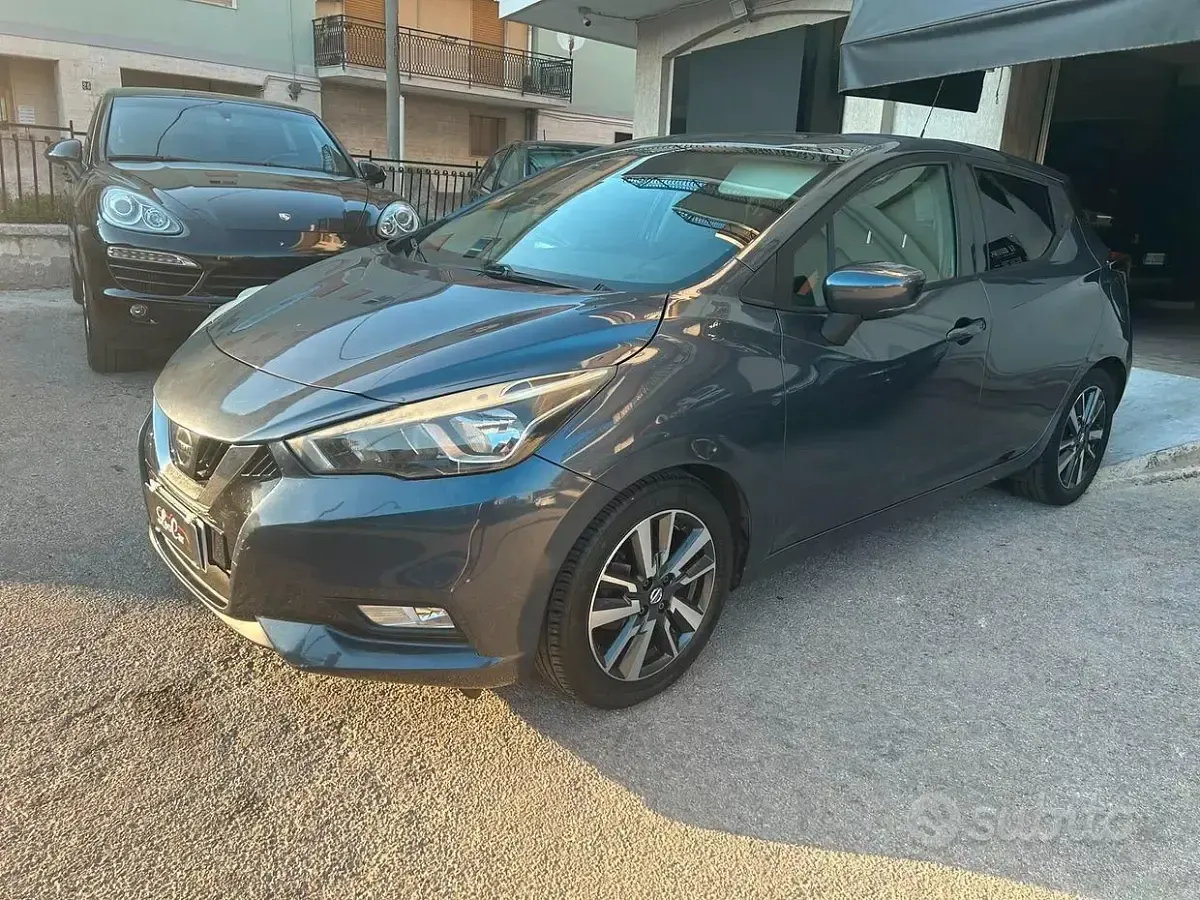 Usata Nissan Micra Acenta 90 CV (66 kW) 2017 Nero Utilitaria