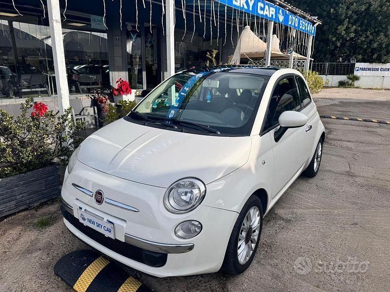 Usata Fiat 500 Lounge 69 CV (50 kW) 2014 Bianco Berlina