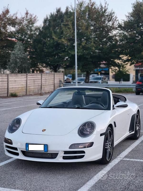 Usata Porsche 911 Carrera 4S Cabriolet 2008 Bianco Cabrio