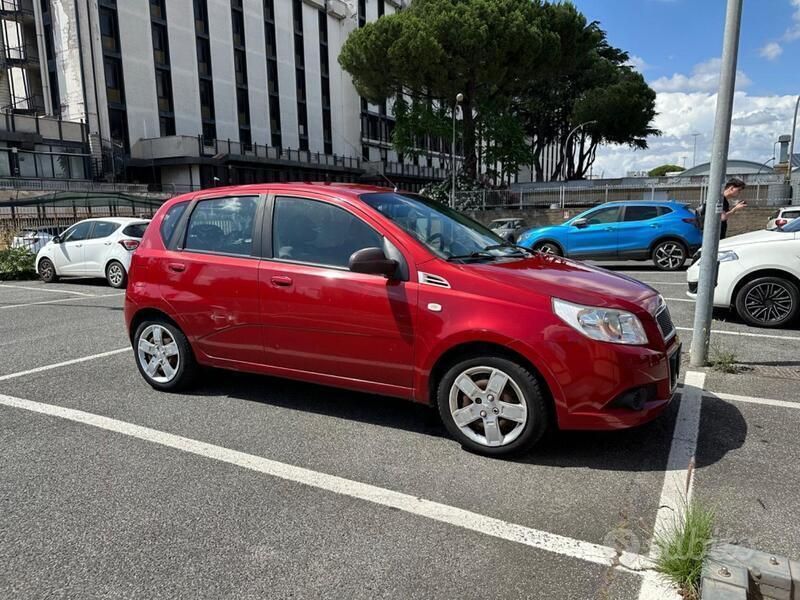 Usata Chevrolet Aveo 84 CV (61 kW) 2009 Rosso Berlina