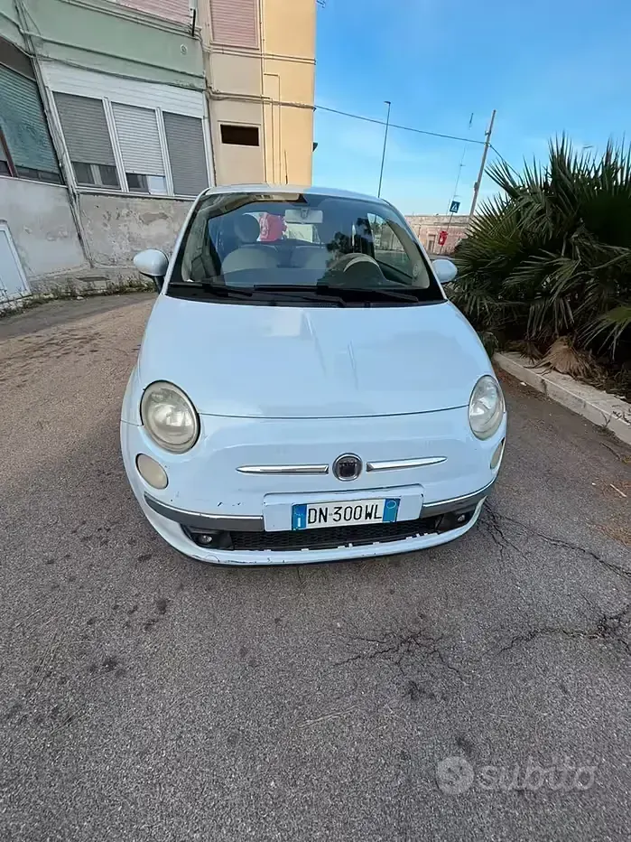 Occasion Fiat 500 69 PK (50 kW) 2008 Blauw Sedan