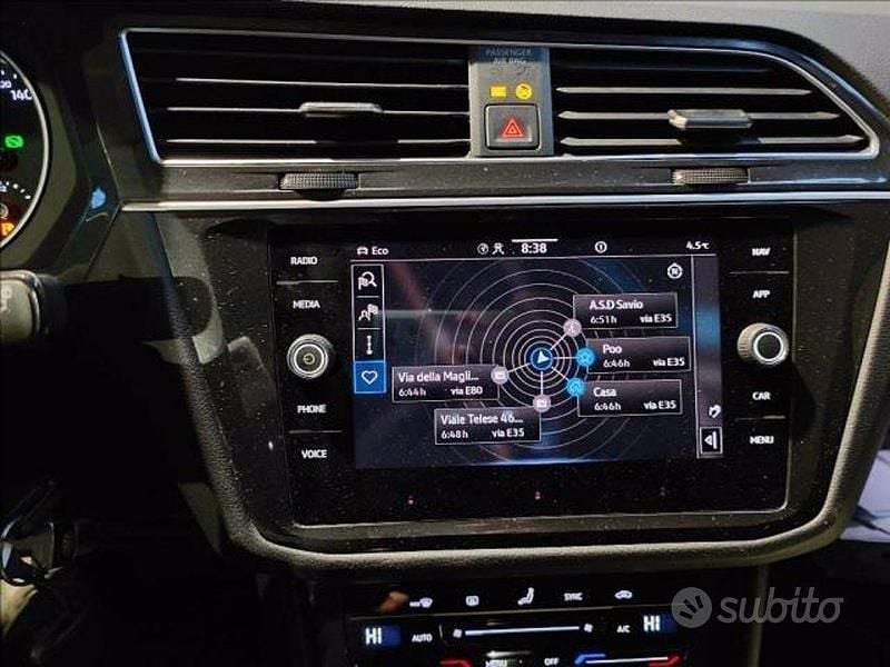 Usata VW Tiguan Life 150 CV (110 kW) 2021 Nero SUV