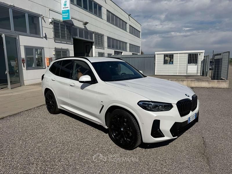 Usata BMW X3 M Sport 190 CV (139 kW) 2022 Bianco SUV