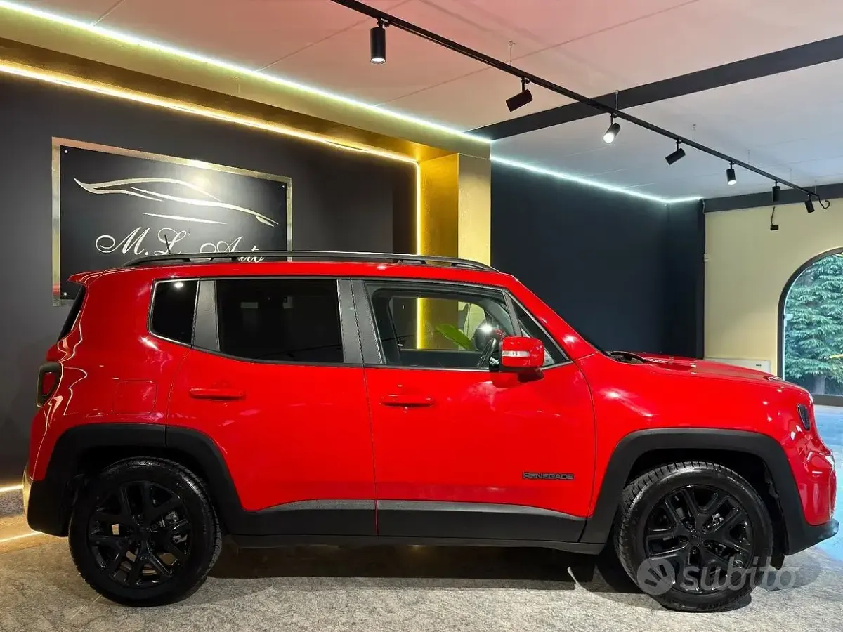 Usata Jeep Renegade Night Eagle 120 CV (88 kW) 2020 Rosso SUV