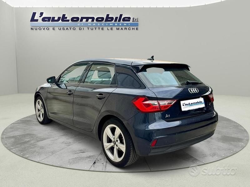 Usata Audi A1 Sportback Admired 110 CV (80 kW) 2020 Blu Utilitaria