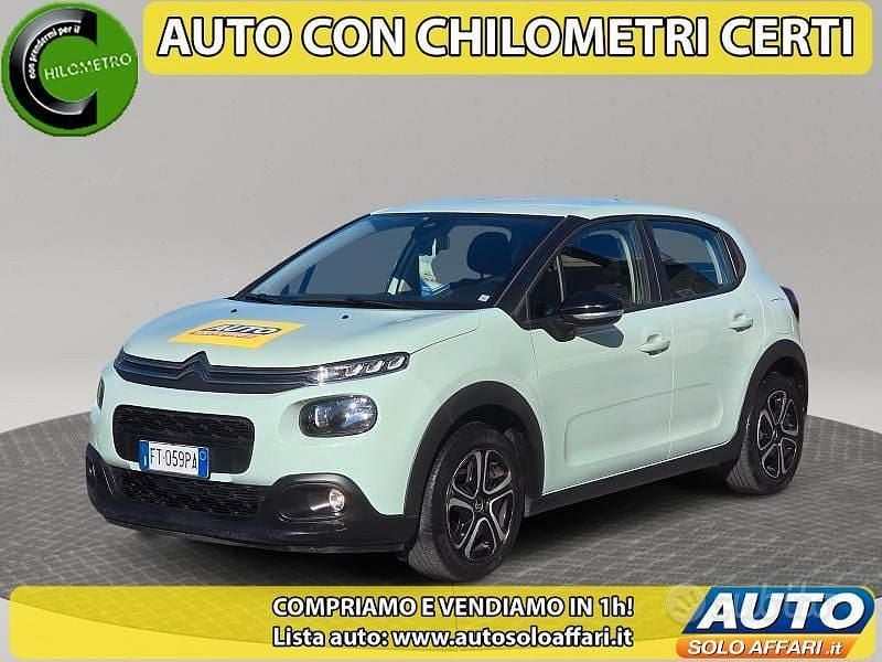 Usata Citroën C3 Feel 83 CV (61 kW) 2019 Verde Utilitaria