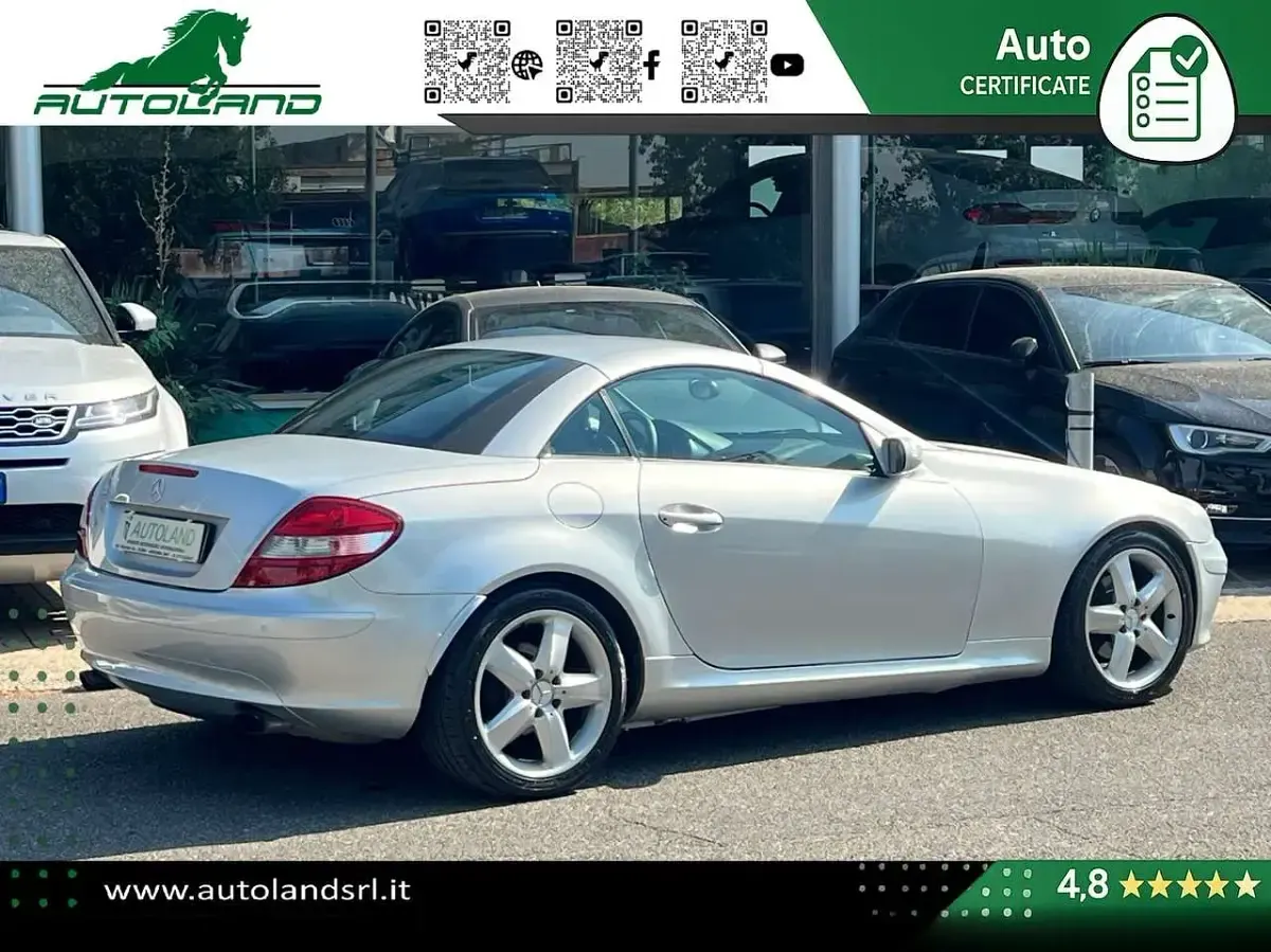 Usata Mercedes SLK200 Chrome 163 CV (119 kW) 2006 Argento Cabrio