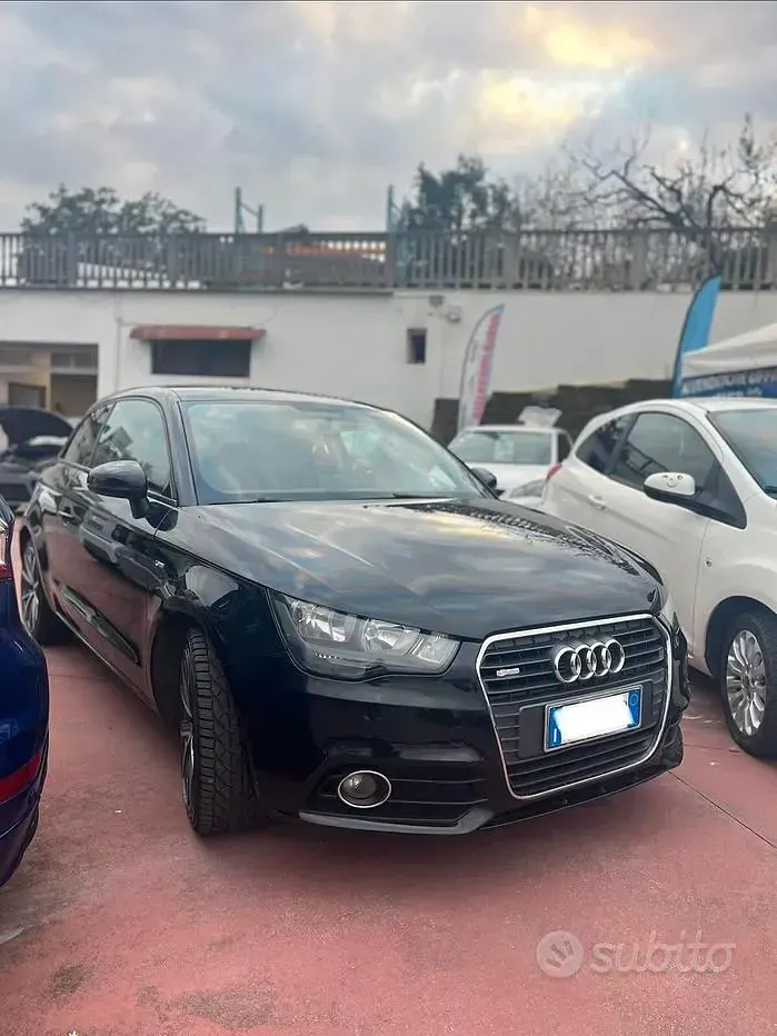 Usata Audi A1 Ambition 86 CV (63 kW) 2012 Nero Utilitaria