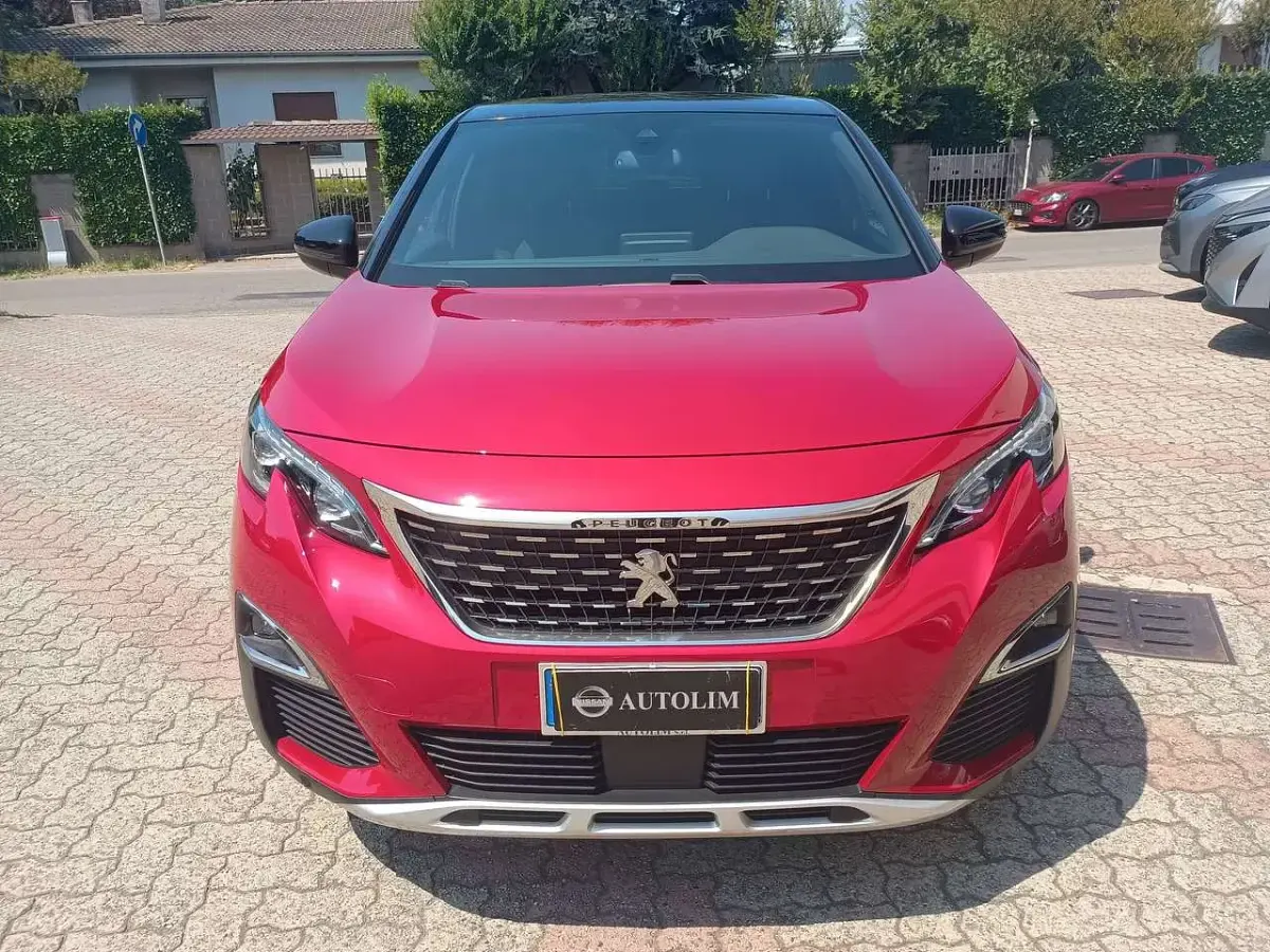 Usata Peugeot 3008 GT-line 131 CV (96 kW) 2018 Rosso / nero SUV