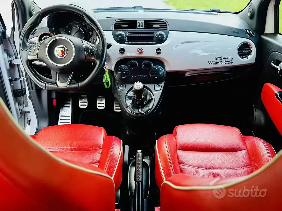 Usata Fiat 500 Abarth 135 CV (99 kW) 2010 Grigio Berlina