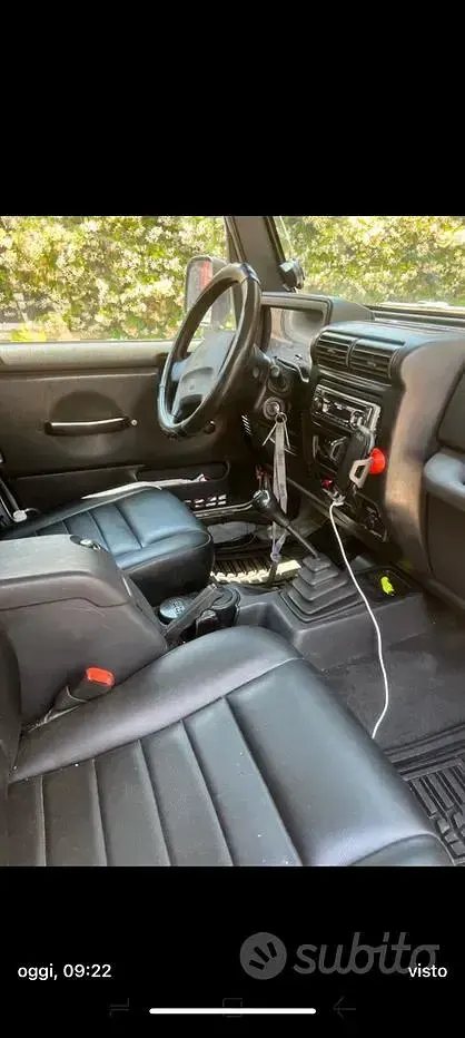 Usata Jeep Wrangler Sport 143 CV (105 kW) 2004 Grigio SUV