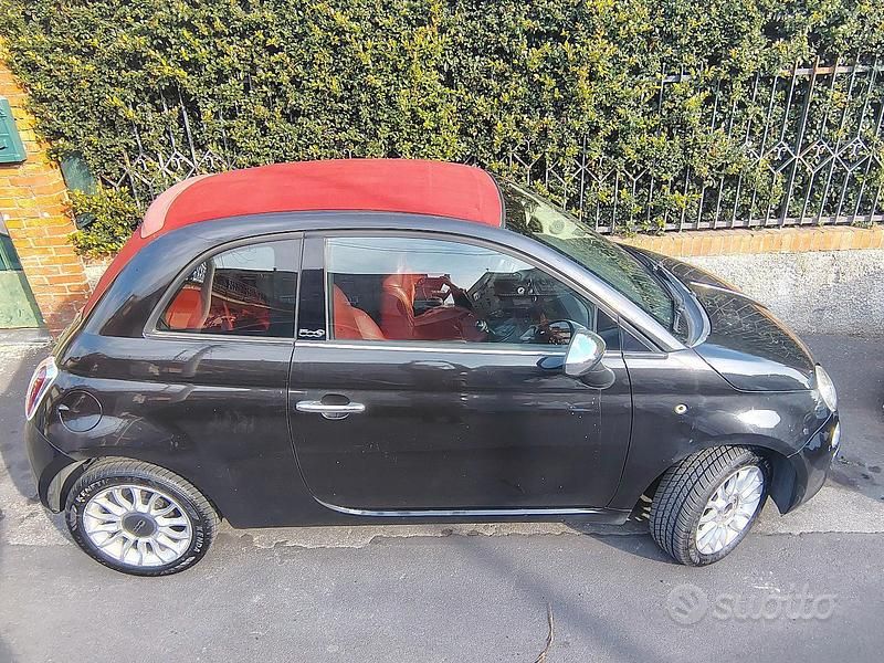 Usata Fiat 500 2010 Nero Cabrio