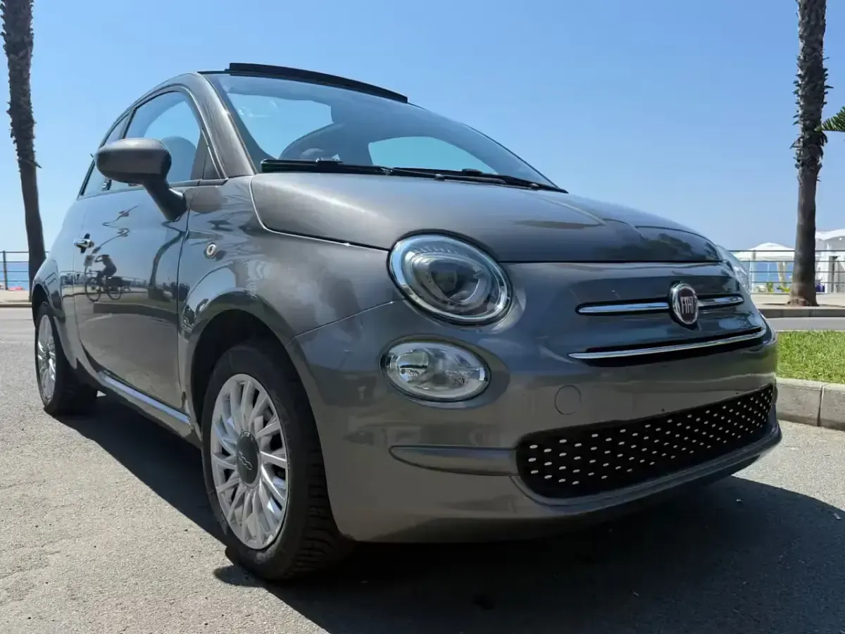 Usado Fiat 500C Lounge 69 CV (50 kW) 2020 Gris Descapotable