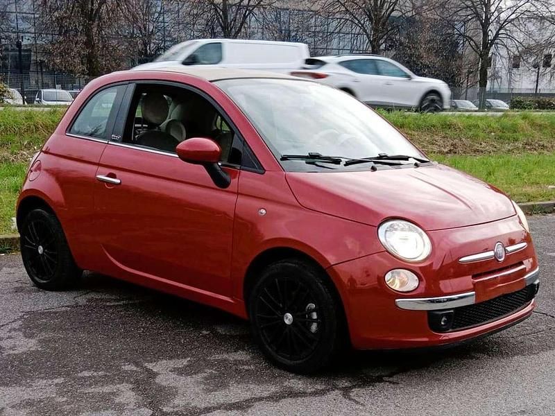 Usata Fiat 500C Lounge 101 CV (74 kW) 2009 Rosso Cabrio