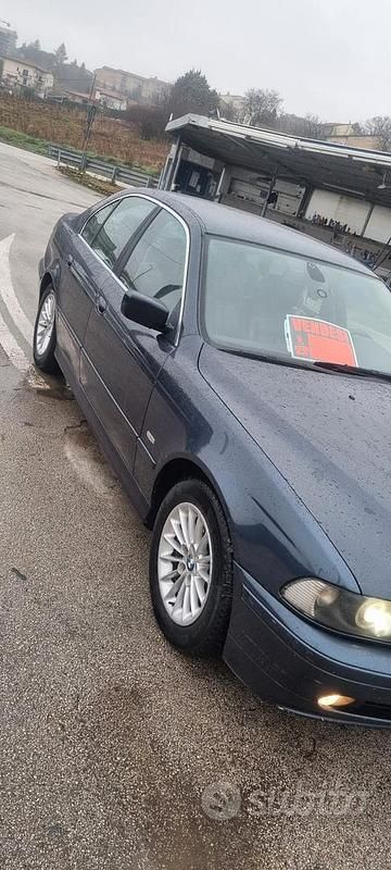 Usata BMW 525 2002 Blu Berlina