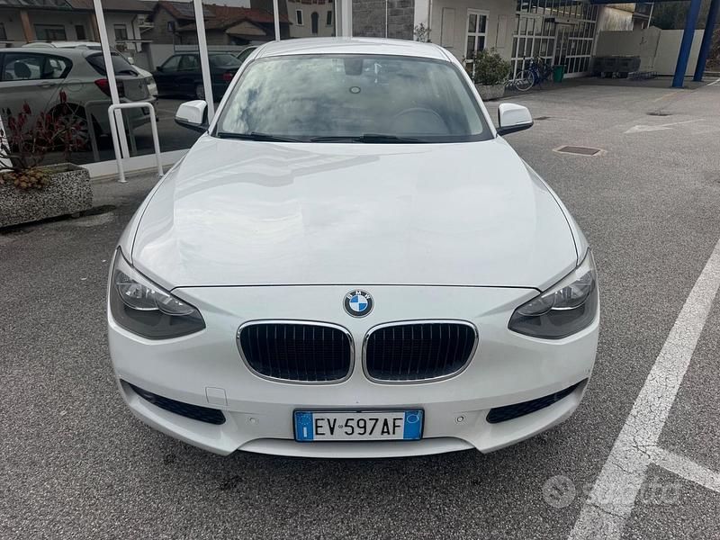 Usata BMW 116 Efficient Dynamics 116 CV (85 kW) 2014 Bianco Utilitaria