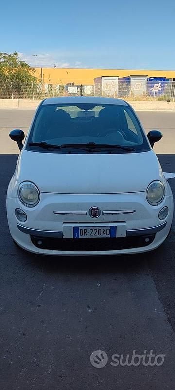 Usata Fiat 500 95 CV (69 kW) 2007 Bianco Utilitaria