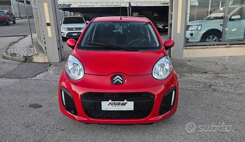 Usata Citroën C1 Attraction 68 CV (50 kW) 2013 Rosso Utilitaria