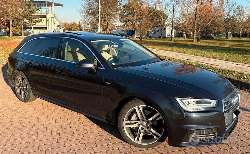 Usata Audi A4 S-Line 190 CV (139 kW) 2016 Blu Station wagon