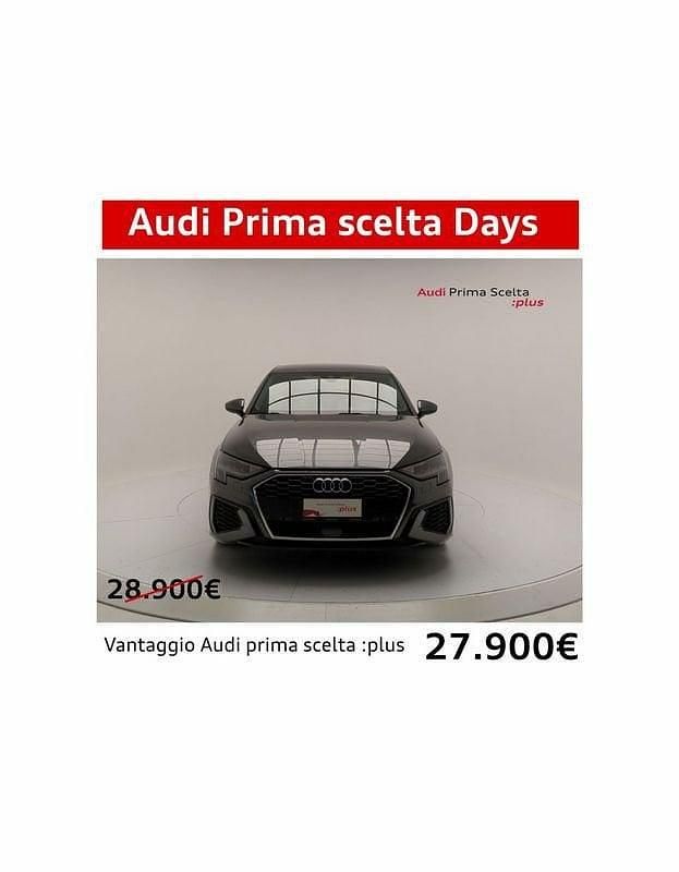 Grigio daytona Usata 2023 Audi A3 S-Line Tre volumi | 28.900 € (Ottimo prezzo) - Immagine 1/4