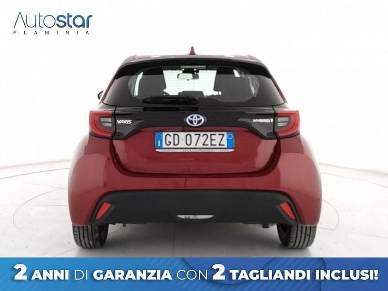 Usata Toyota Yaris Hybrid Trend 116 CV (85 kW) 2020 Rosso Berlina