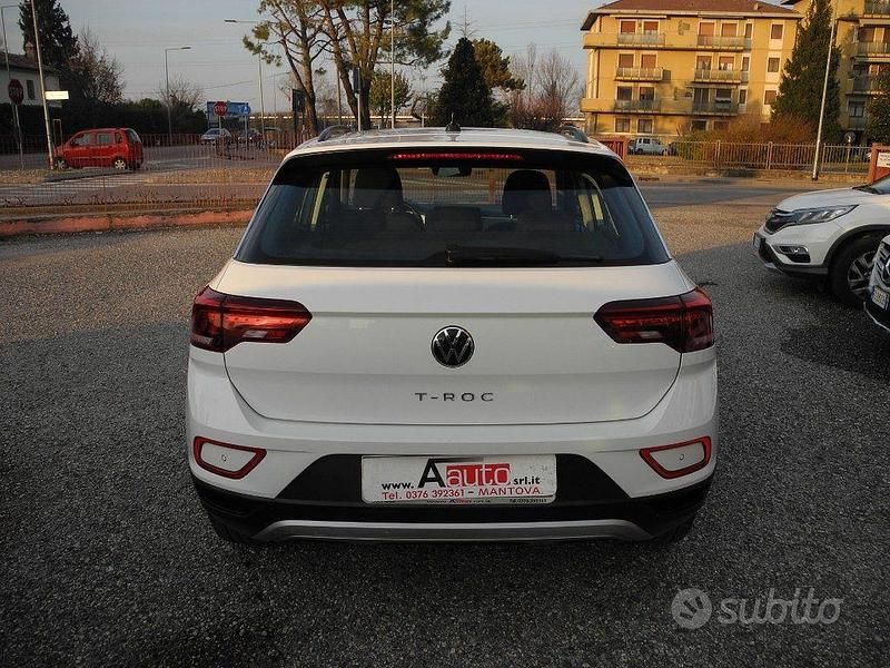 Usata VW T-Roc Life 150 CV (110 kW) 2022 Bianco SUV