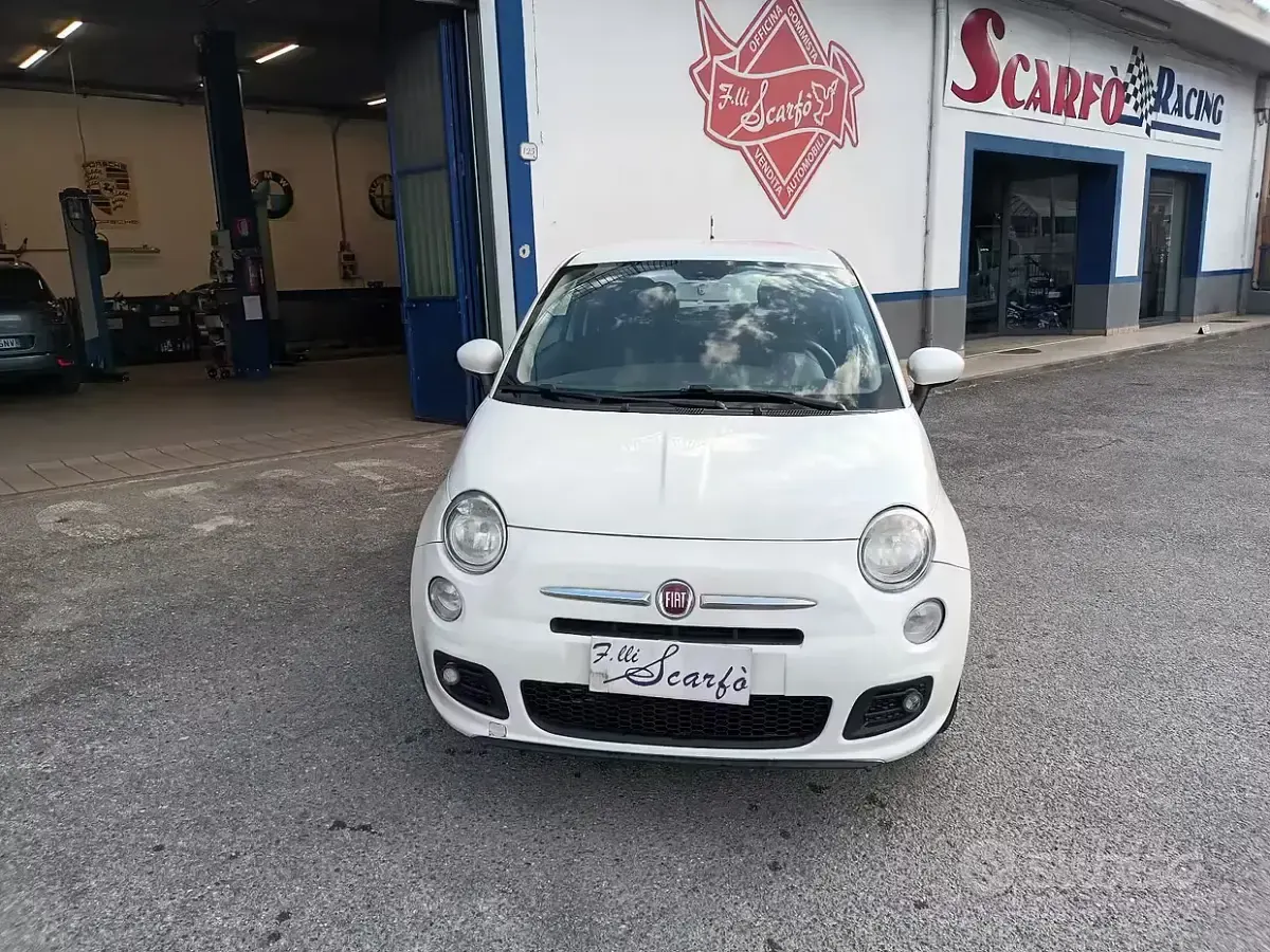 Usata Fiat 500 Sport 100 CV (73 kW) 2008 Bianco Berlina