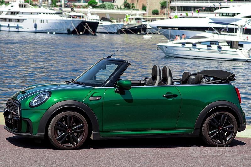 Usata Mini John Cooper Works Cabriolet 178 CV (130 kW) 2021 Verde Cabrio