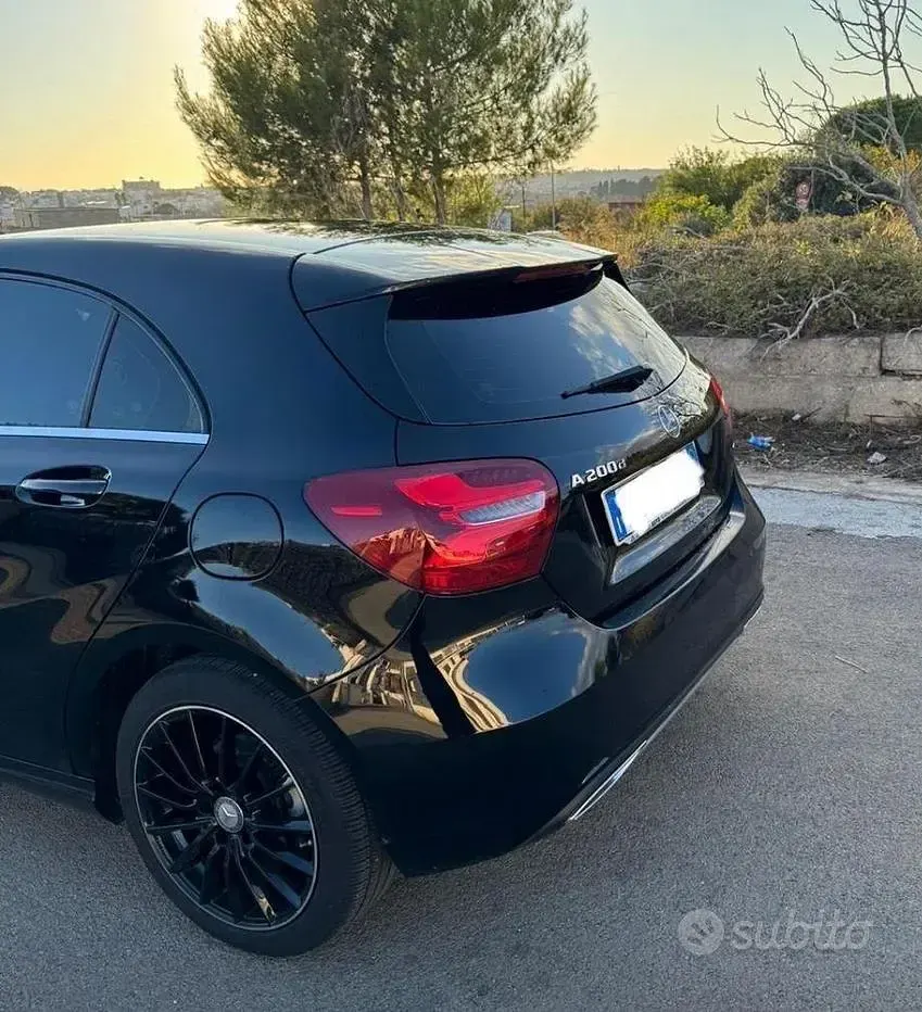 Usata Mercedes A200 2017 Nero Utilitaria