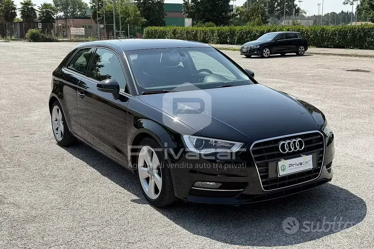 Usata Audi A3 Ambition 110 CV (80 kW) 2016 Nero Utilitaria