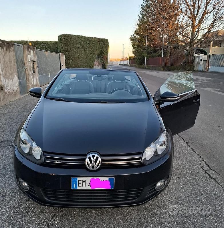 Usata VW Golf Cabriolet 140 CV (102 kW) 2013 Nero Cabrio