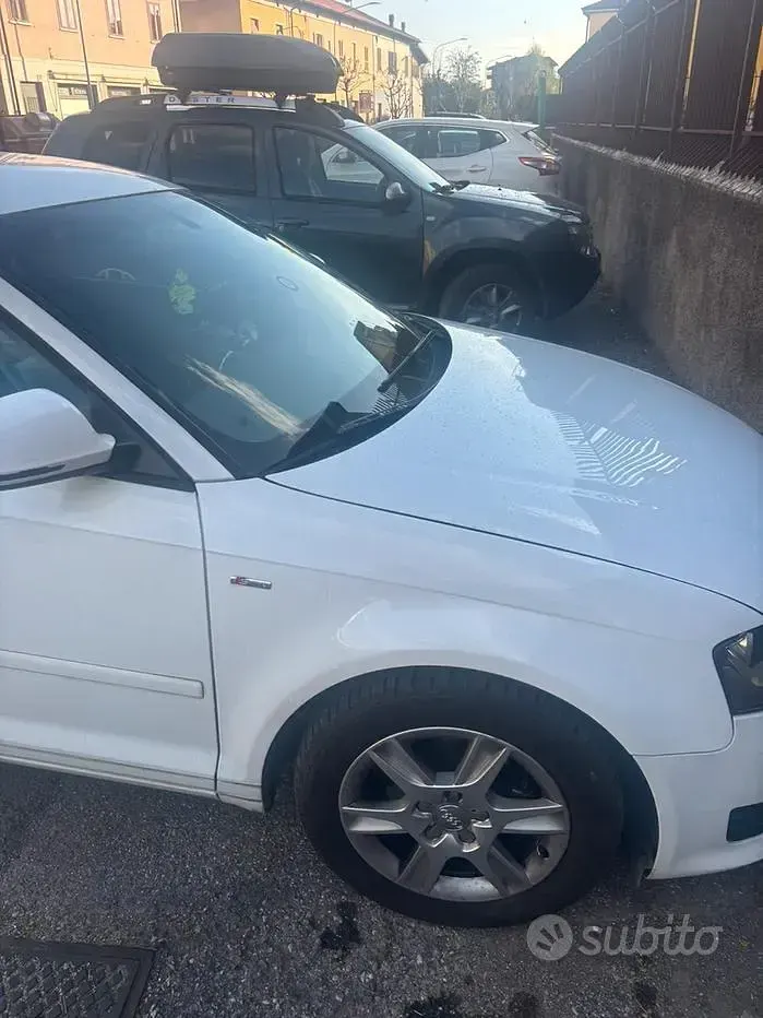 Usata Audi A3 90 CV (66 kW) 2009 Bianco Utilitaria
