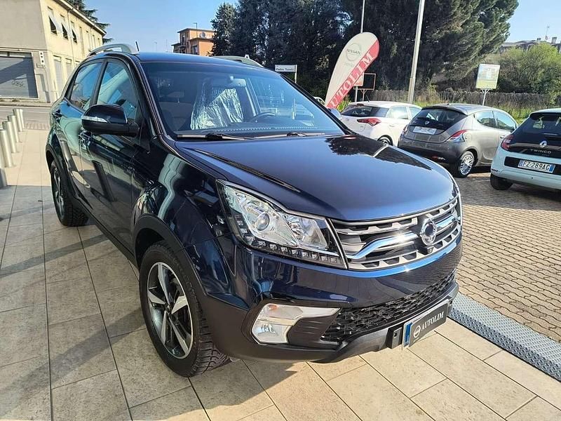 Usata Ssangyong (KGM) Korando Limited 177 CV (130 kW) 2017 Blu/azzurro SUV