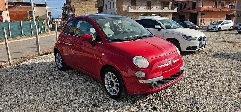 Usata Fiat 500 Lounge 69 CV (50 kW) 2010 Rosso Berlina