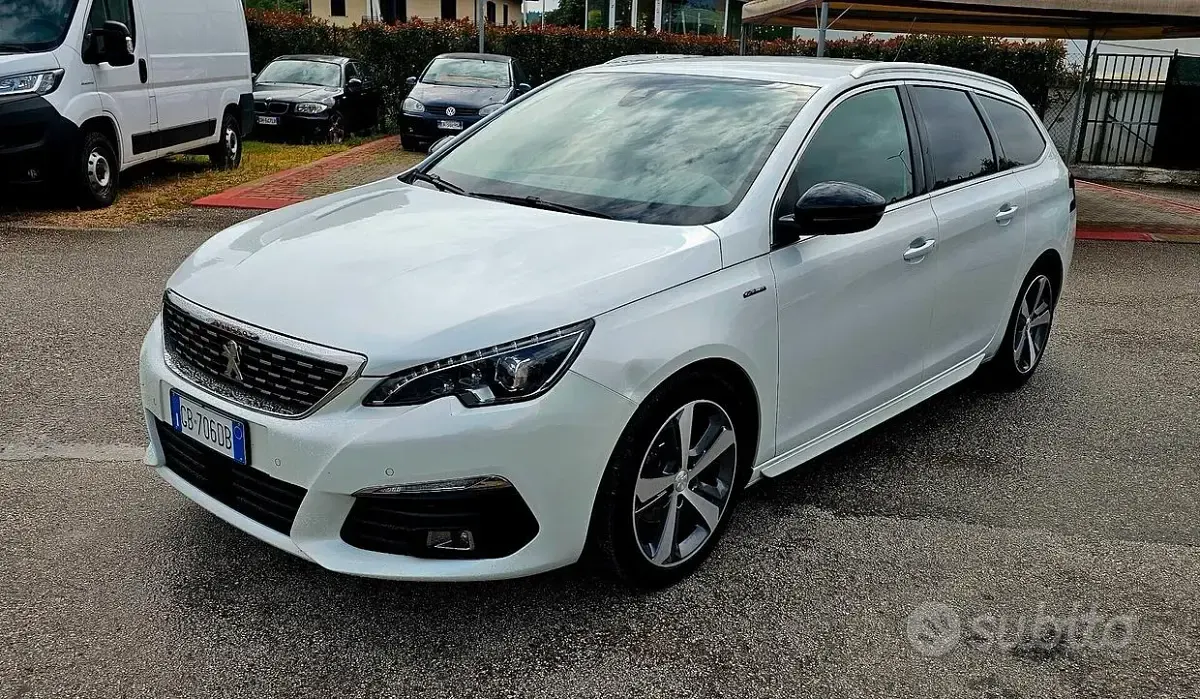 Usata Peugeot 308 GT-line 131 CV (96 kW) 2020 Bianco Station wagon