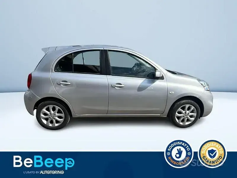 Usata Nissan Micra Acenta 80 CV (58 kW) 2014 Grigio Utilitaria
