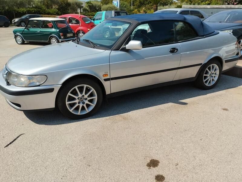 Usata Saab 9-3 Cabriolet 205 CV (150 kW) 1999 Grigio Cabrio