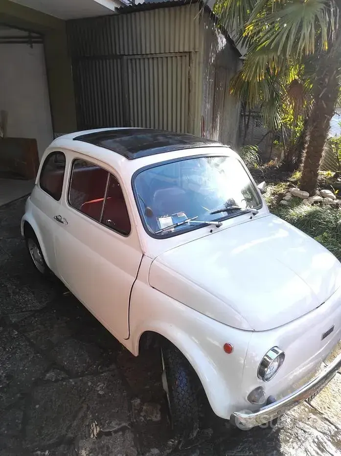 Usata Fiat 500 1970 Bianco Utilitaria