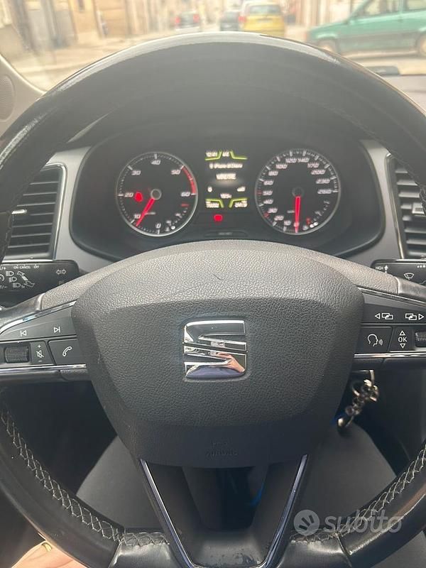 Usata Seat Leon Business 105 CV (77 kW) 2018 Bianco Berlina