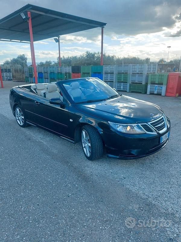 Usata Saab 9-3 Cabriolet 150 CV (110 kW) 2007 Nero Cabrio