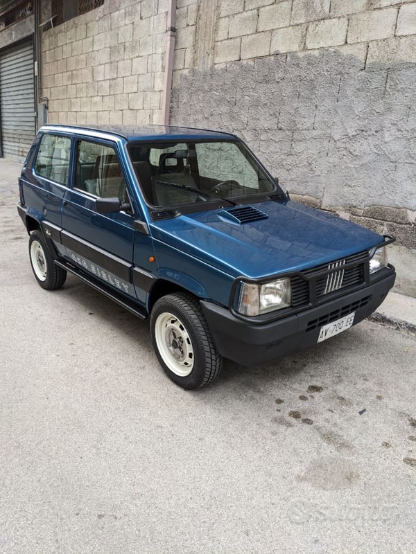 Usata Fiat Panda 4x4 50 CV (36 kW) 1989 Blu Utilitaria