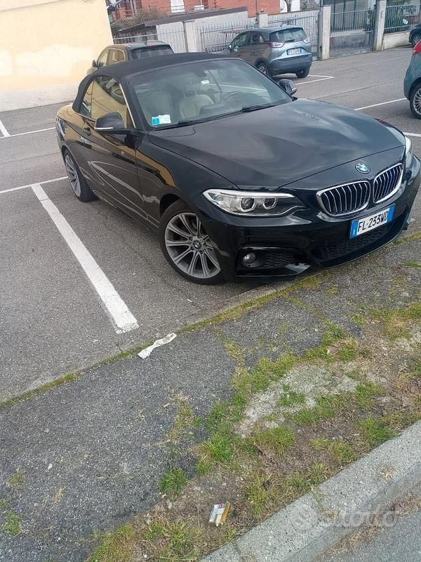 Usata BMW 220 190 CV (139 kW) 2017 Nero Cabrio