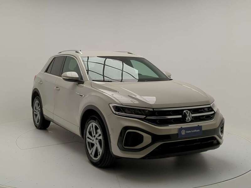 Ascot grey Usata 2023 VW T-Roc R-line SUV | 28.500 € (Cara) - Immagine 1/4